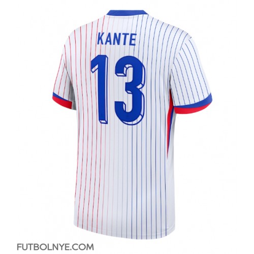 Camiseta Francia Kante #13 Visitante Equipación Eurocopa 2024 manga corta